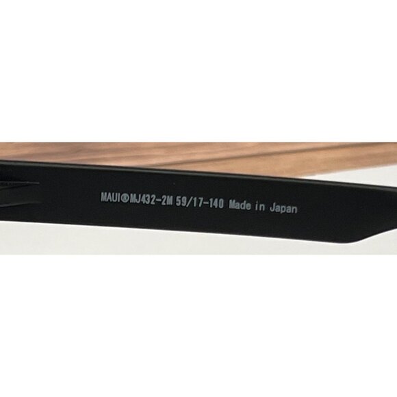 Maui Jim Rx-ABLE  B432-2M Blue Red Sands Black Matte Frame Polarized Sunglasses - Picture 3 of 8